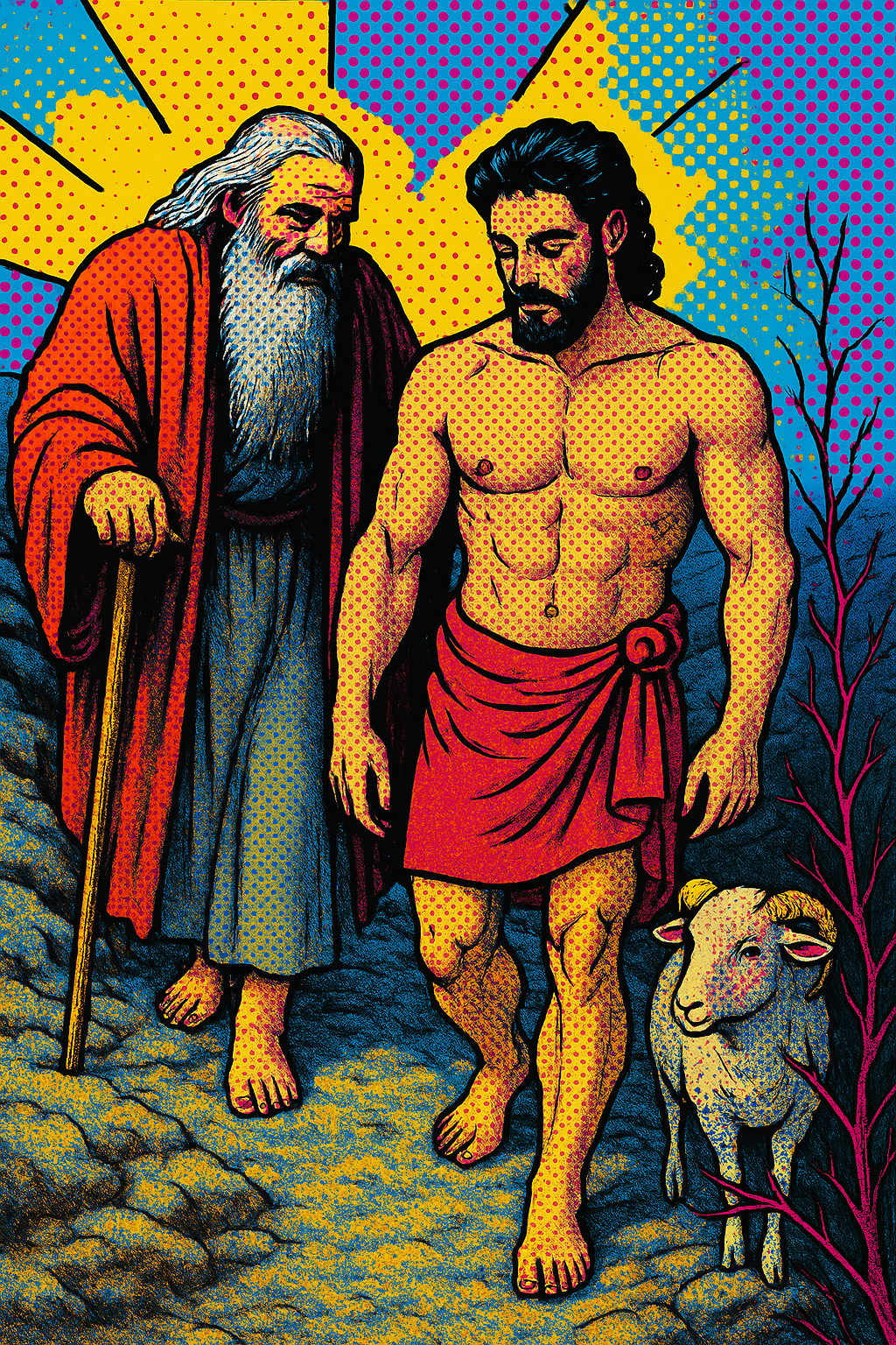 Abraham and Isaac - Illustration - Scriptures Illustrated