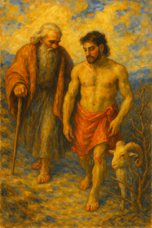Abraham and Isaac - Impressionism - Scriptures Illustrated
