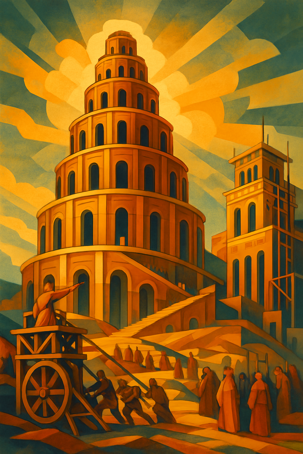 Babel - Art Deco - Scriptures Illustrated