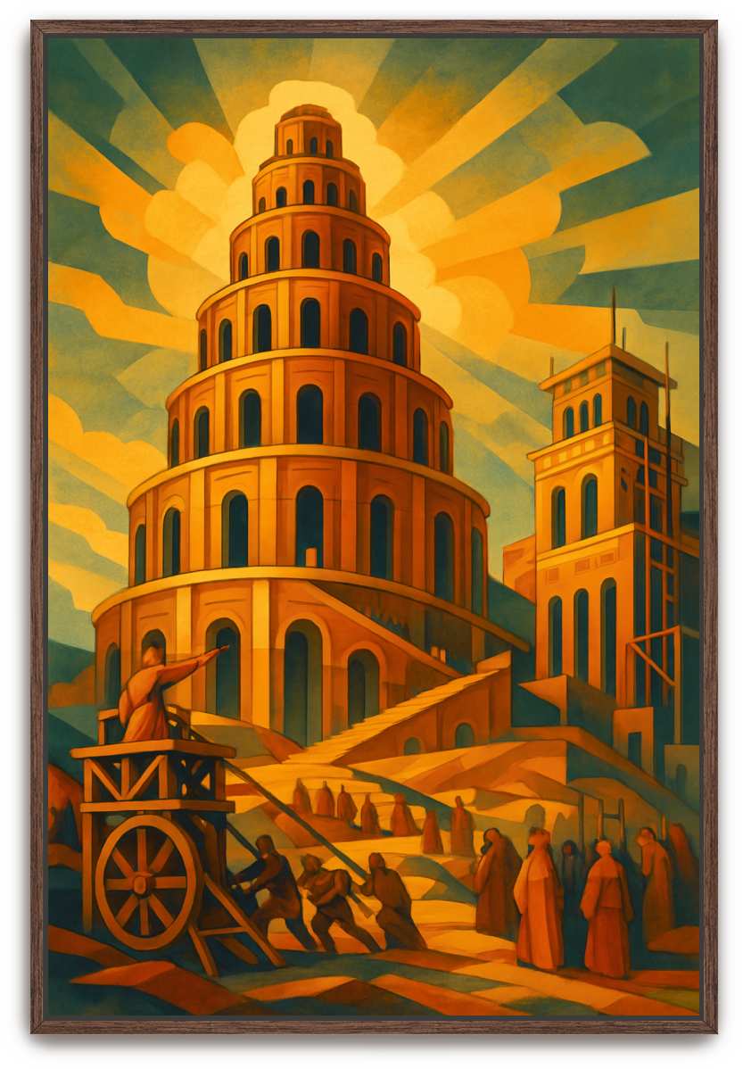 Babel - Art Deco - Scriptures Illustrated