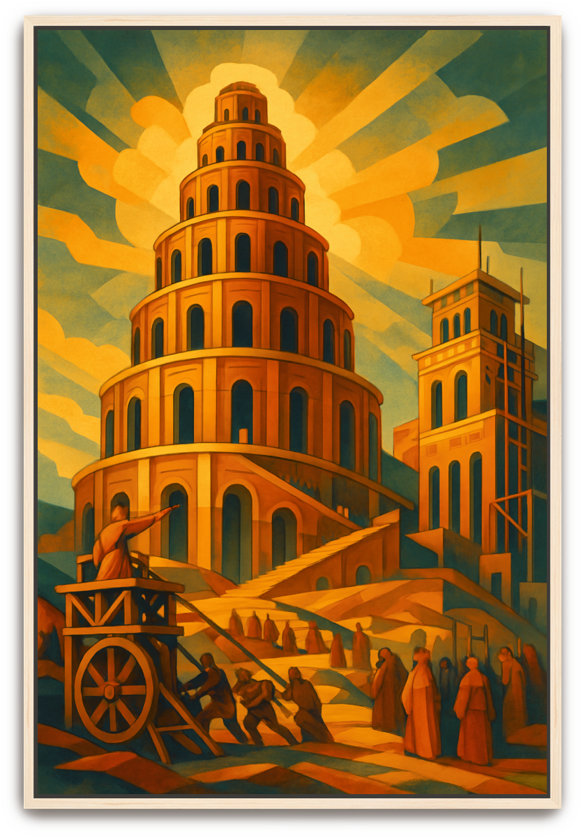 Babel - Art Deco - Scriptures Illustrated