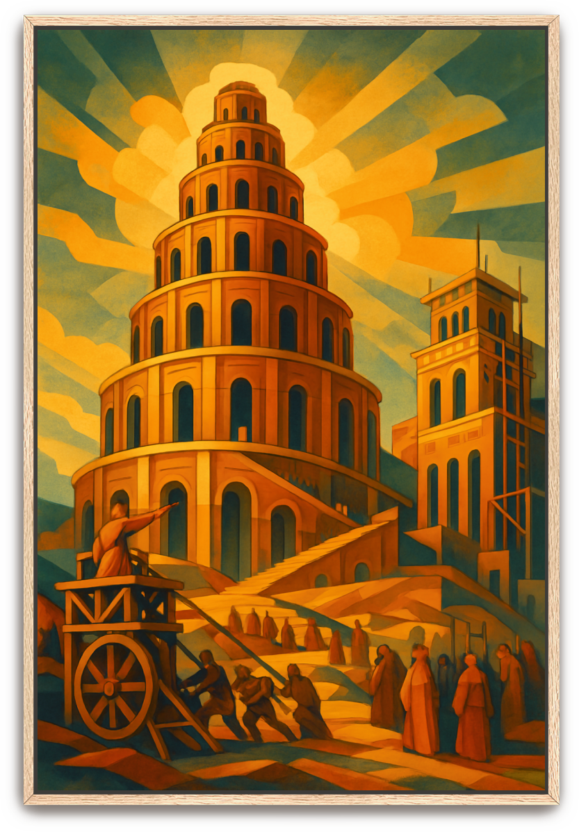 Babel - Art Deco - Scriptures Illustrated