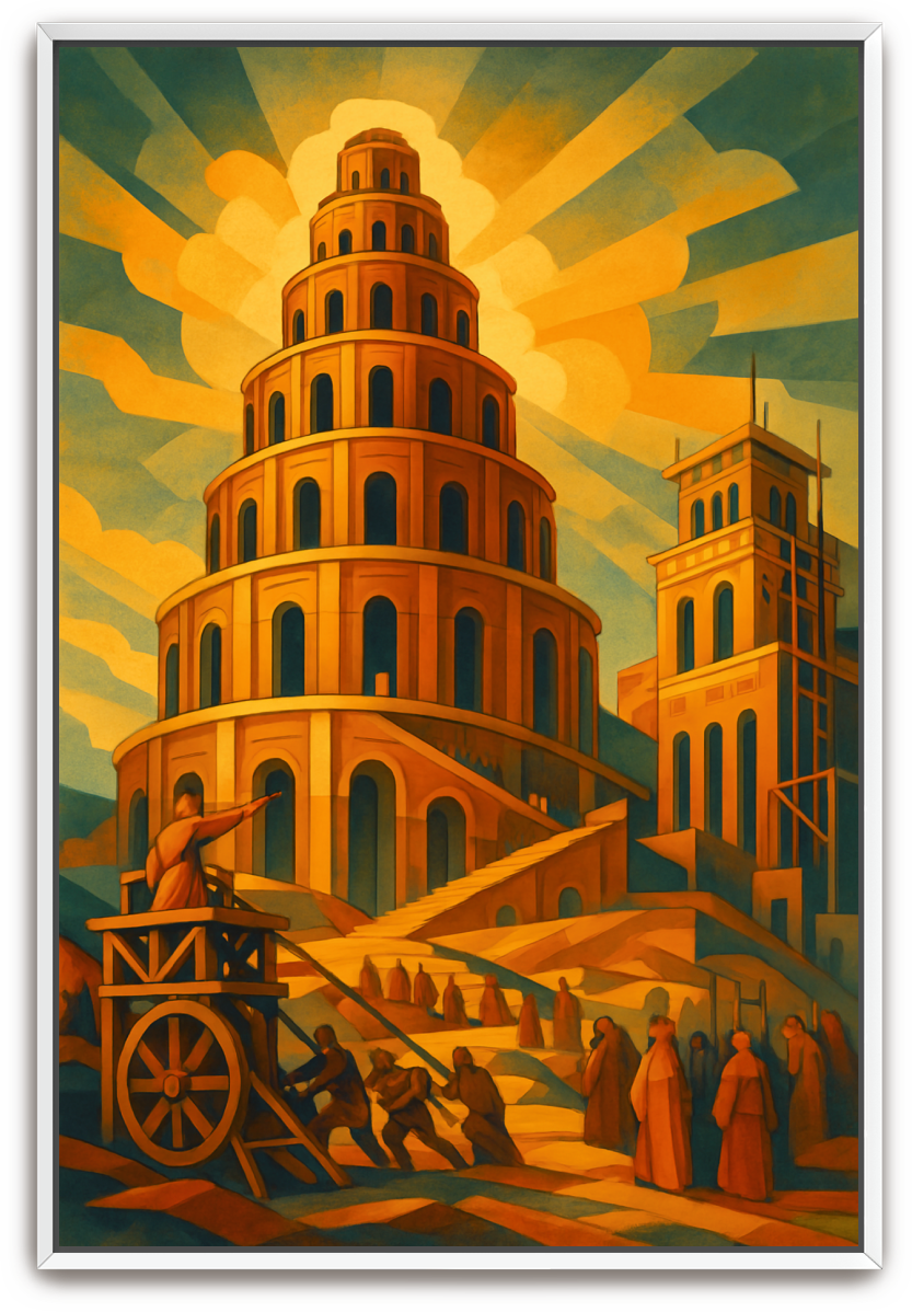 Babel - Art Deco - Scriptures Illustrated