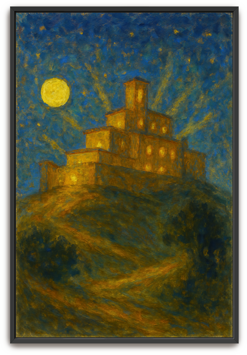 City on a Hill - Impressionism - Scriptures Illustrated