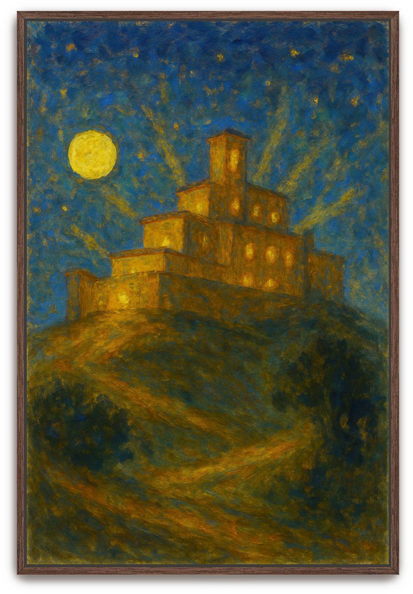 City on a Hill - Impressionism - Scriptures Illustrated