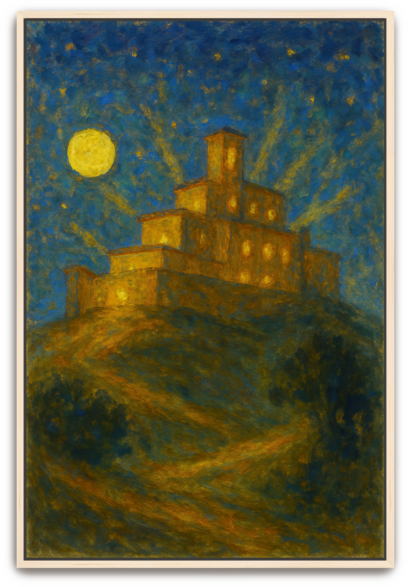 City on a Hill - Impressionism - Scriptures Illustrated