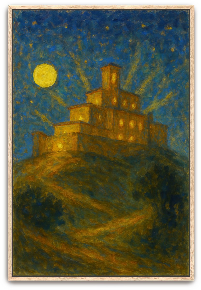 City on a Hill - Impressionism - Scriptures Illustrated