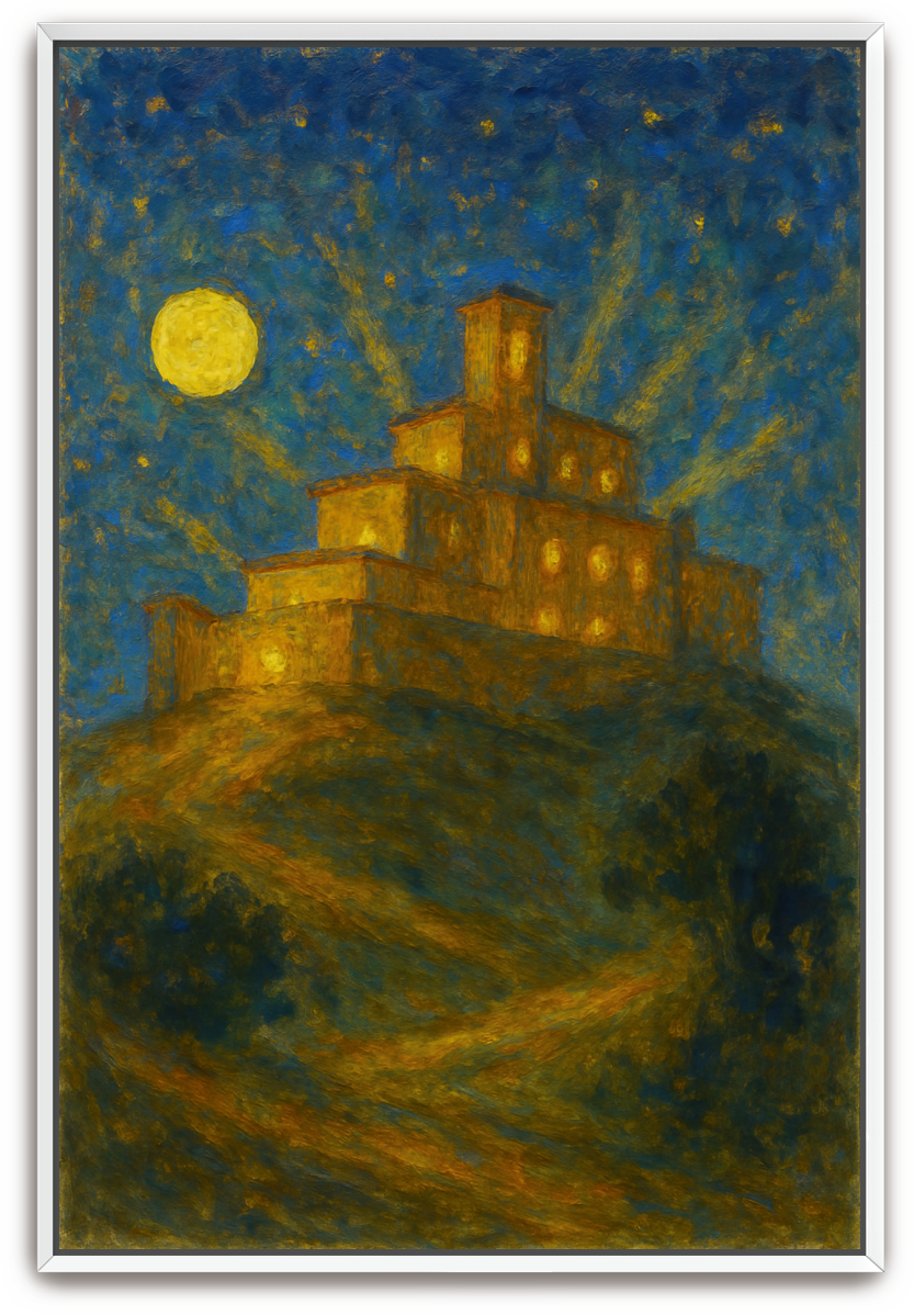 City on a Hill - Impressionism - Scriptures Illustrated