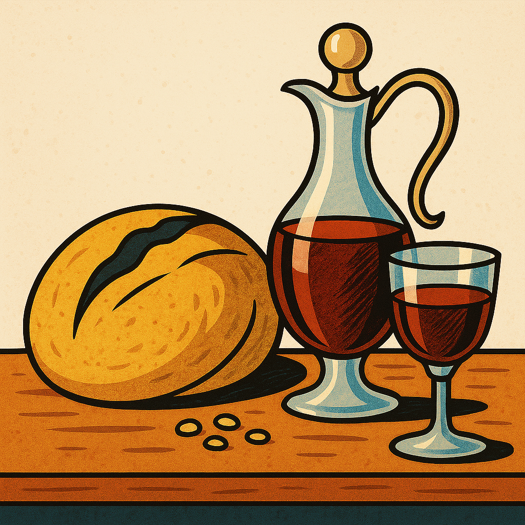 Communion Table - Illustration - Scriptures Illustrated