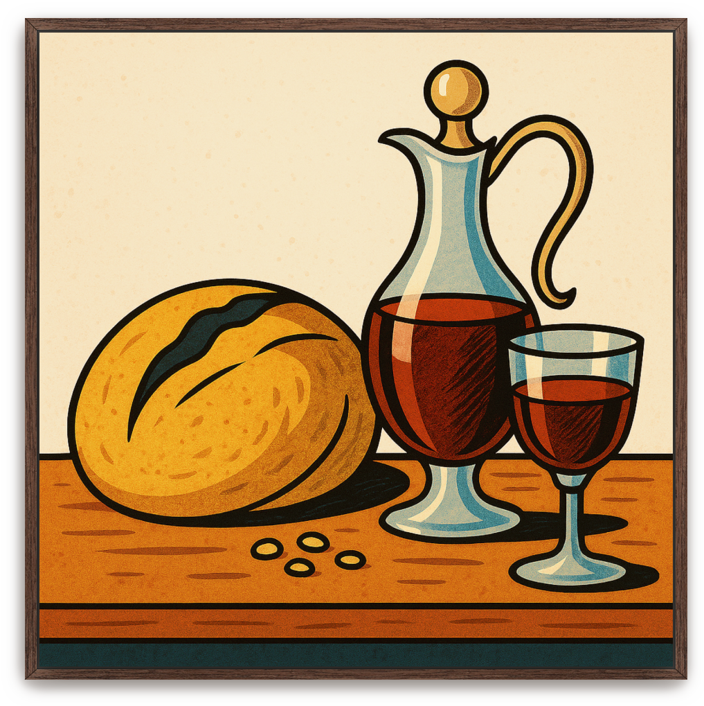 Communion Table - Illustration - Scriptures Illustrated