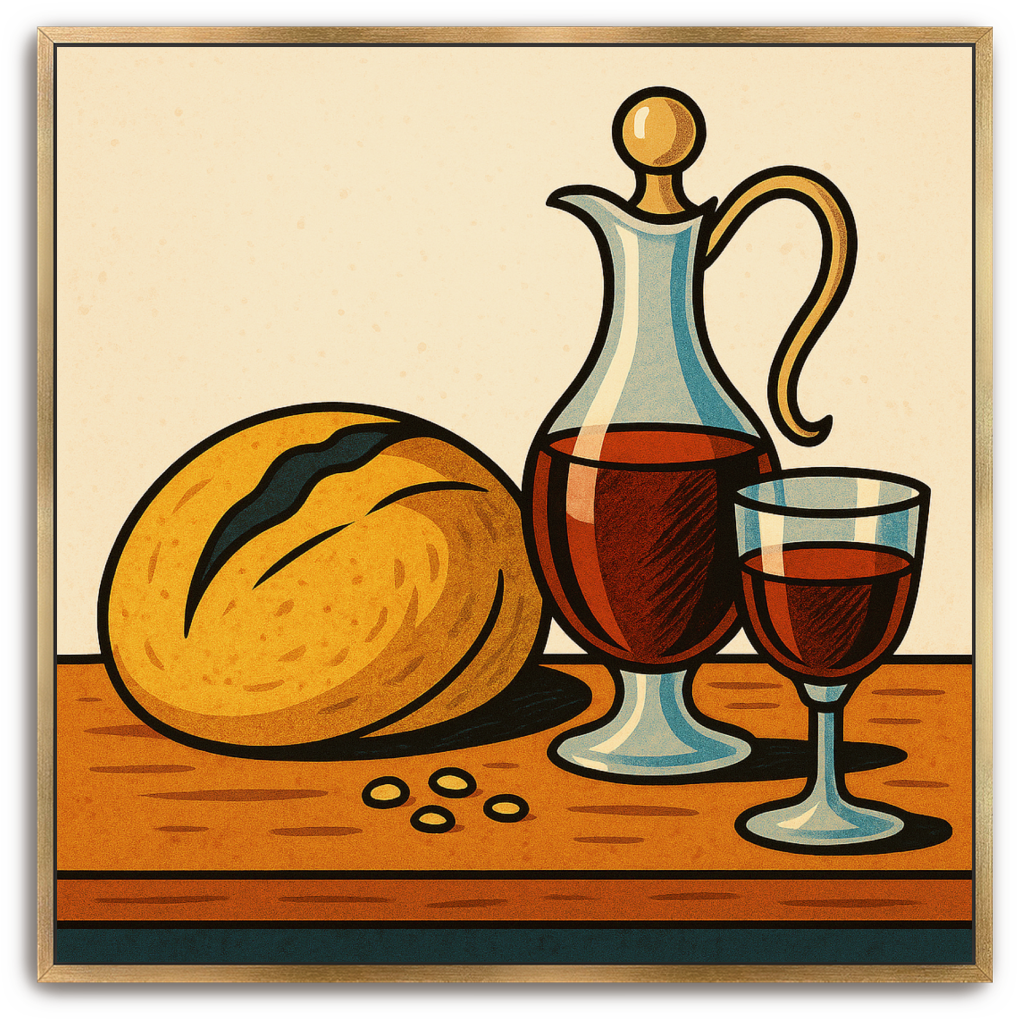 Communion Table - Illustration - Scriptures Illustrated