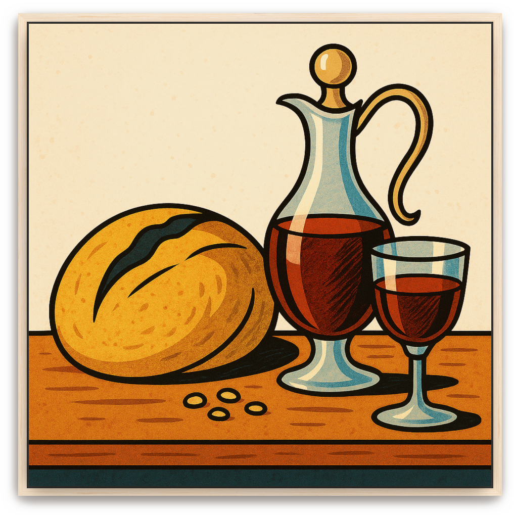 Communion Table - Illustration - Scriptures Illustrated