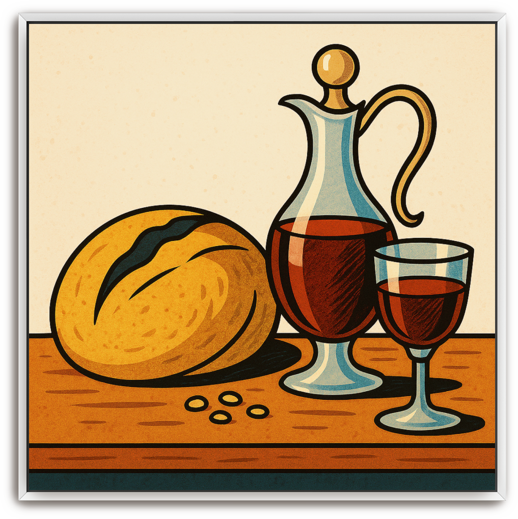 Communion Table - Illustration - Scriptures Illustrated