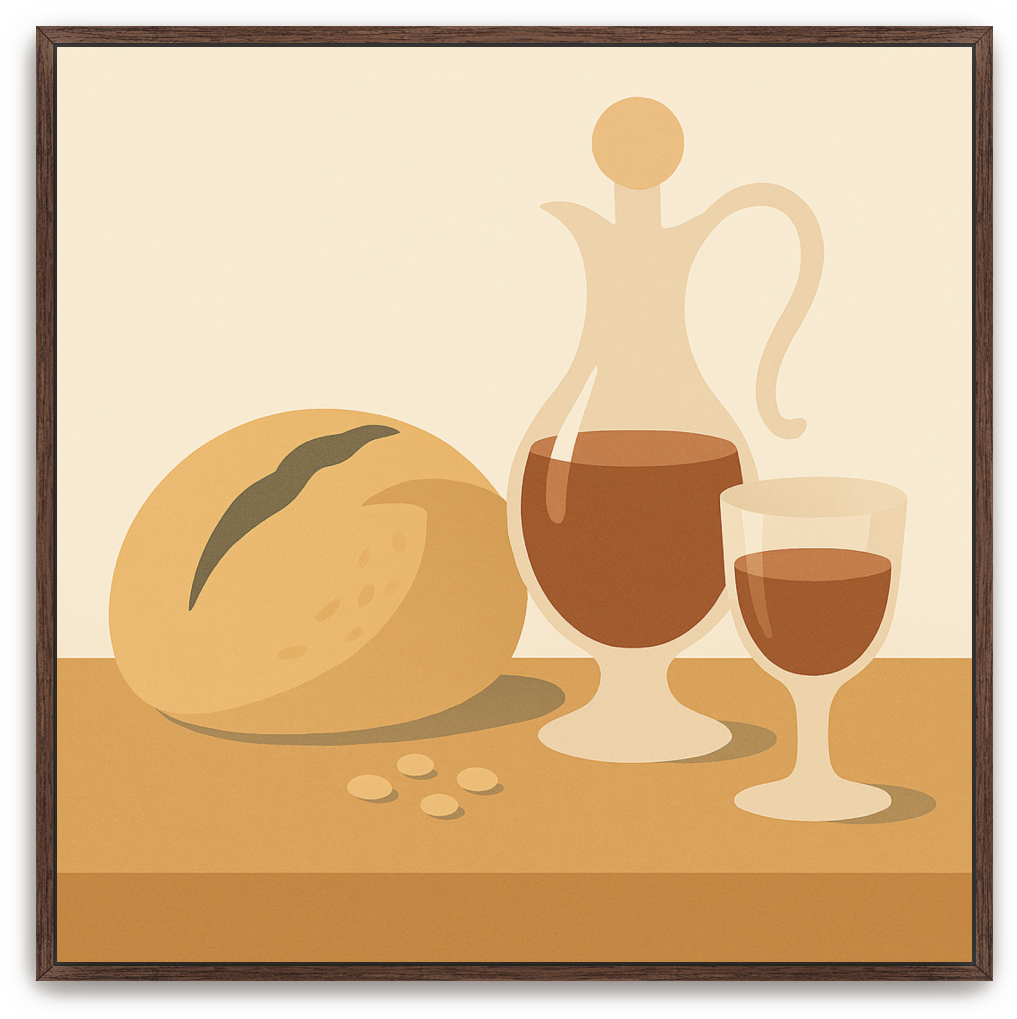 Communion Table - Minimalism - Scriptures Illustrated