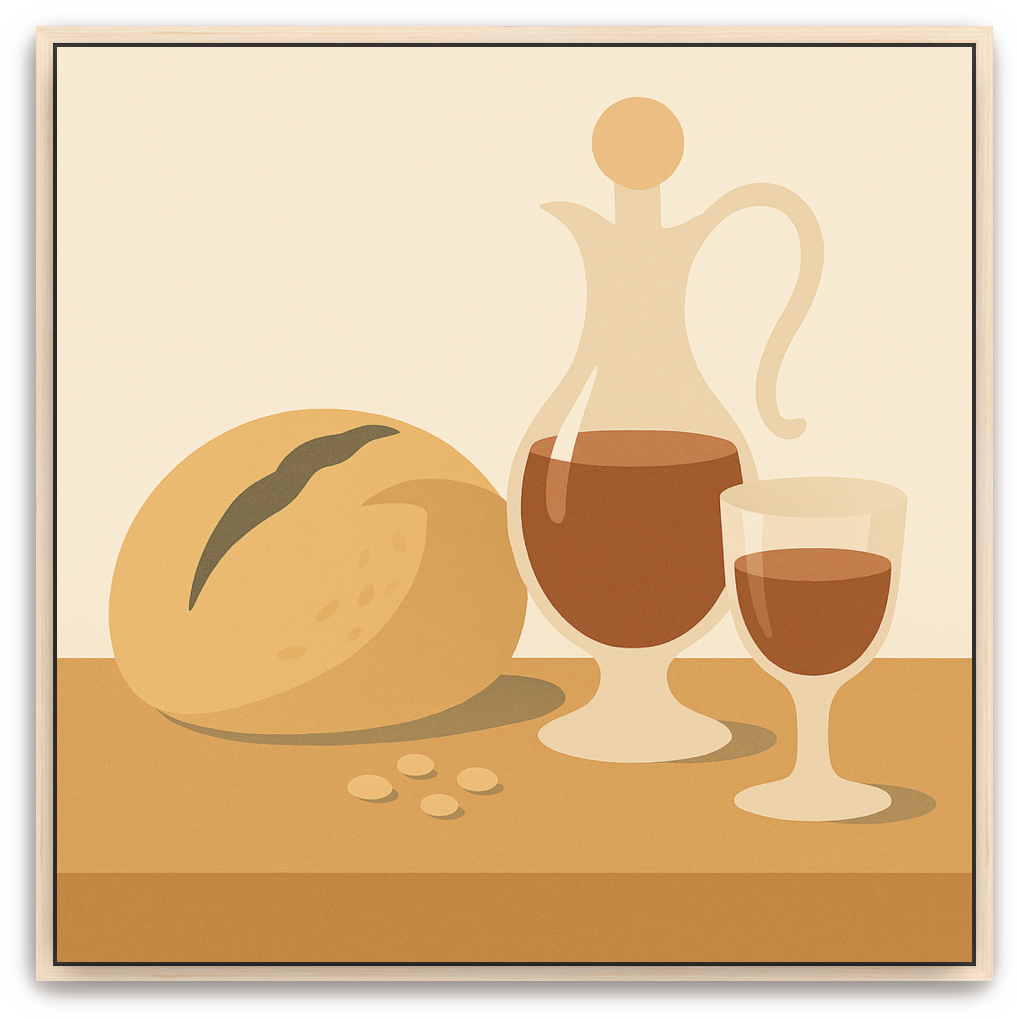 Communion Table - Minimalism - Scriptures Illustrated