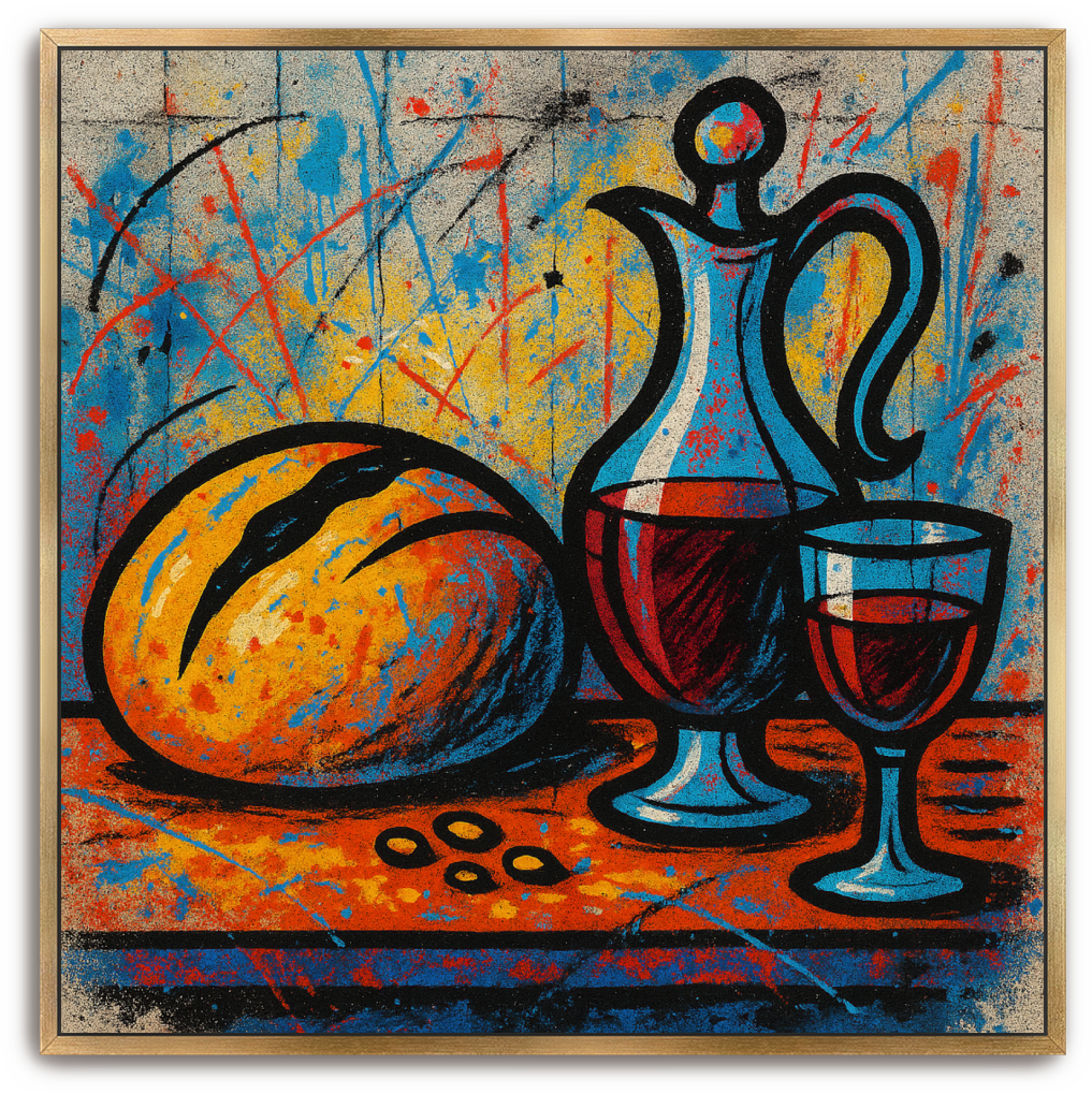 Communion Table - Street Art - Scriptures Illustrated