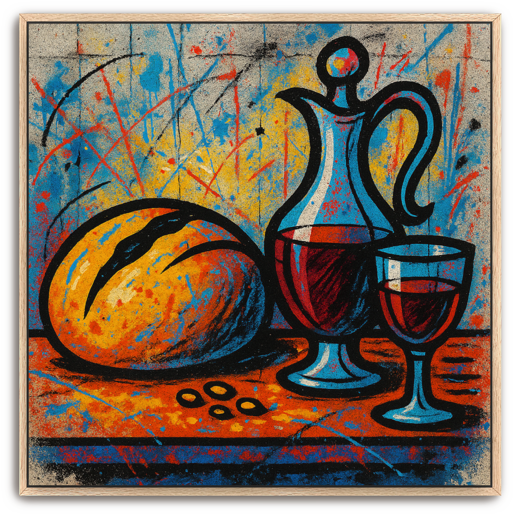 Communion Table - Street Art - Scriptures Illustrated