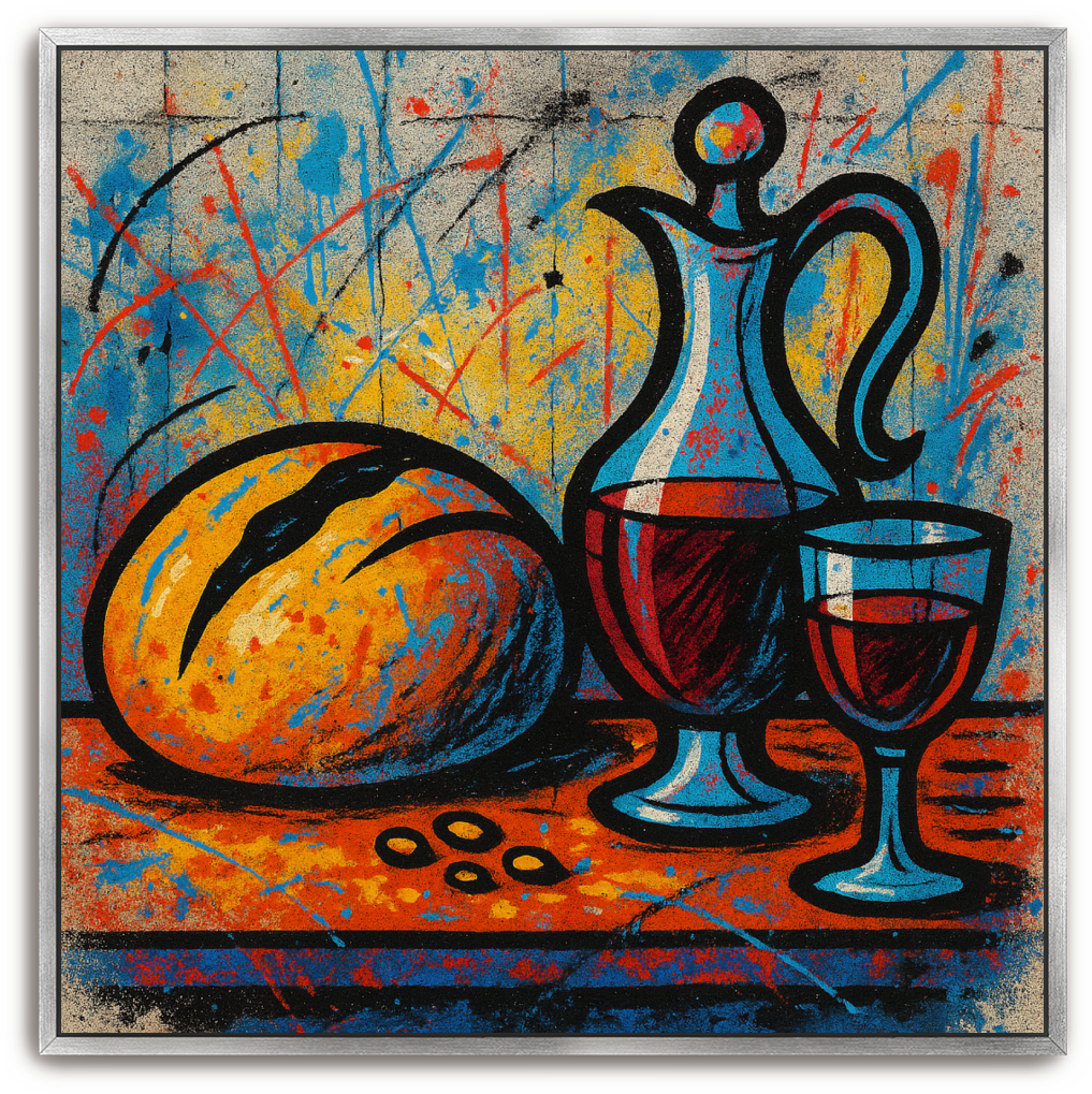 Communion Table - Street Art - Scriptures Illustrated