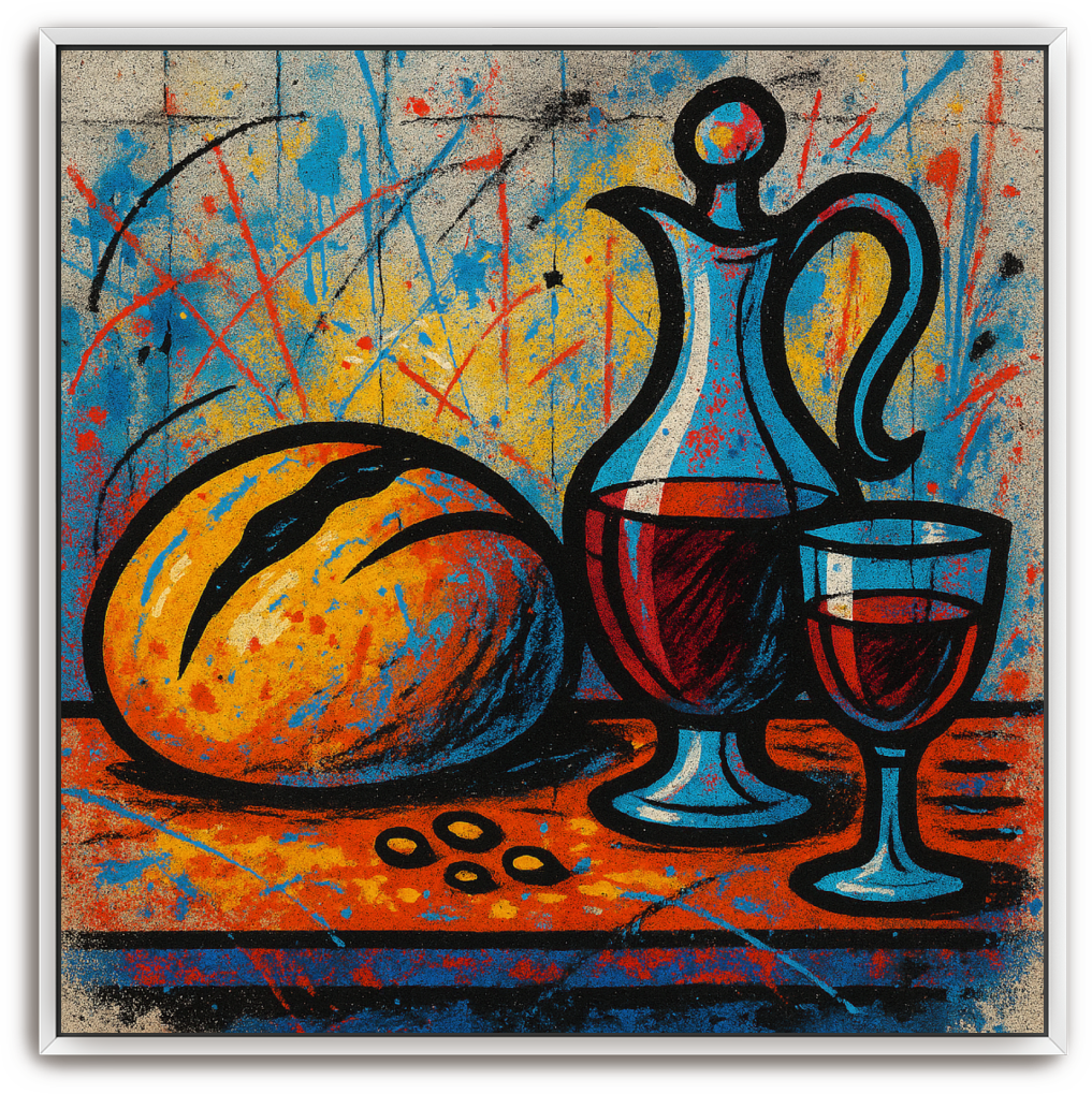 Communion Table - Street Art - Scriptures Illustrated