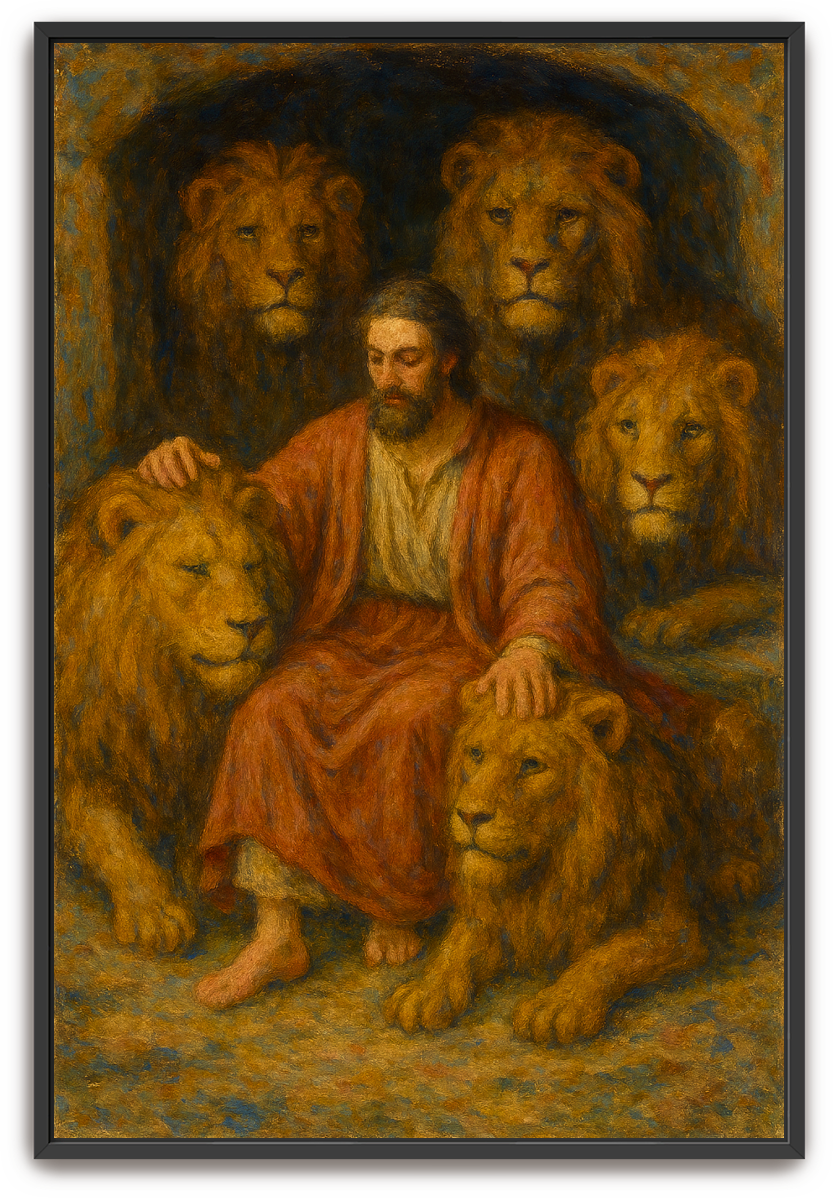 Daniel in the Den - Impressionism - Scriptures Illustrated