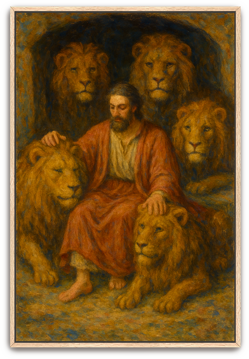 Daniel in the Den - Impressionism - Scriptures Illustrated