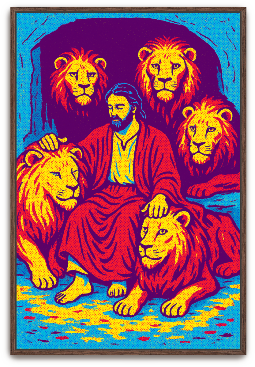 Daniel in the Den - Pop Art