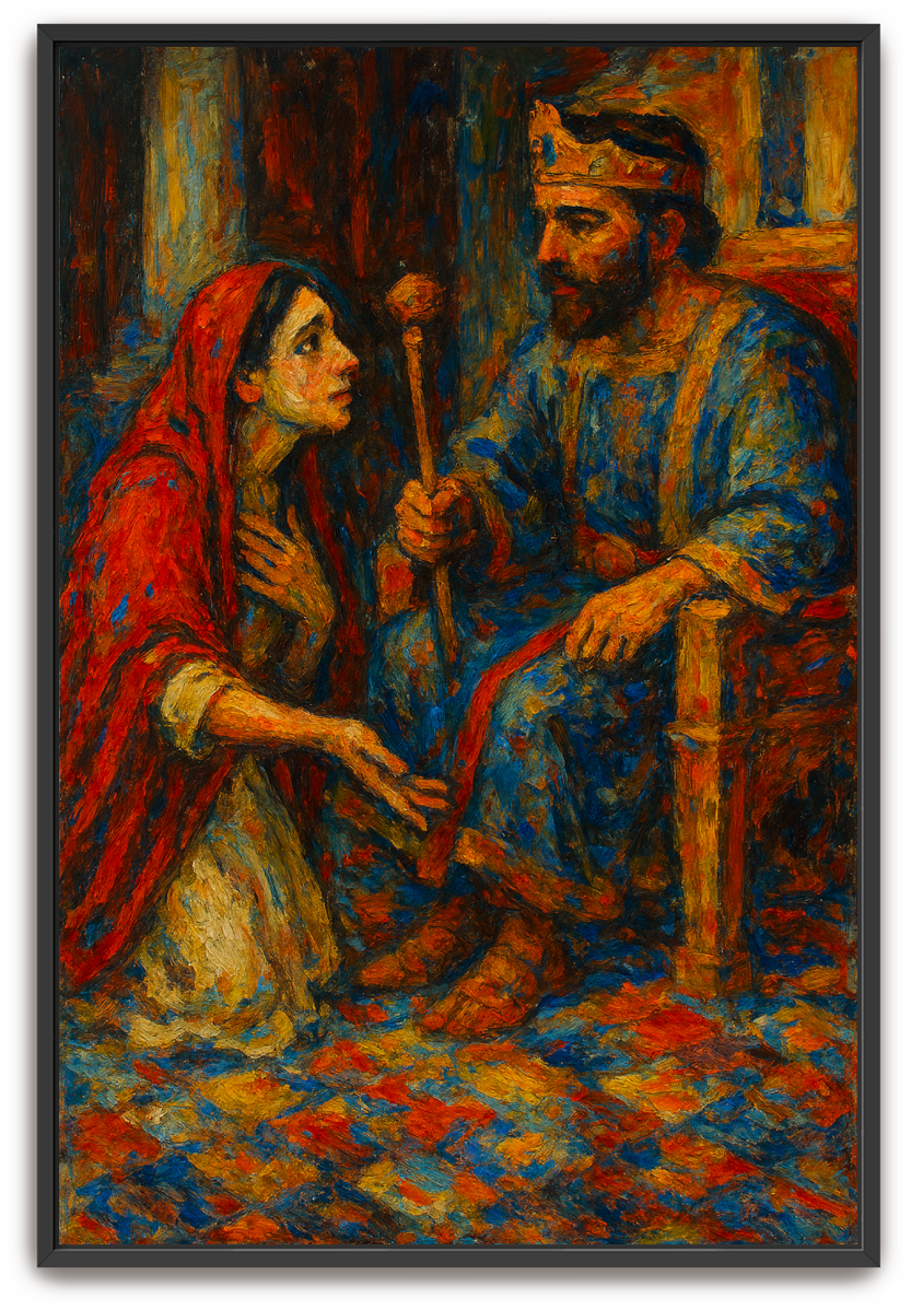 Esther's Plea - Abstract Expressionism - Scriptures Illustrated