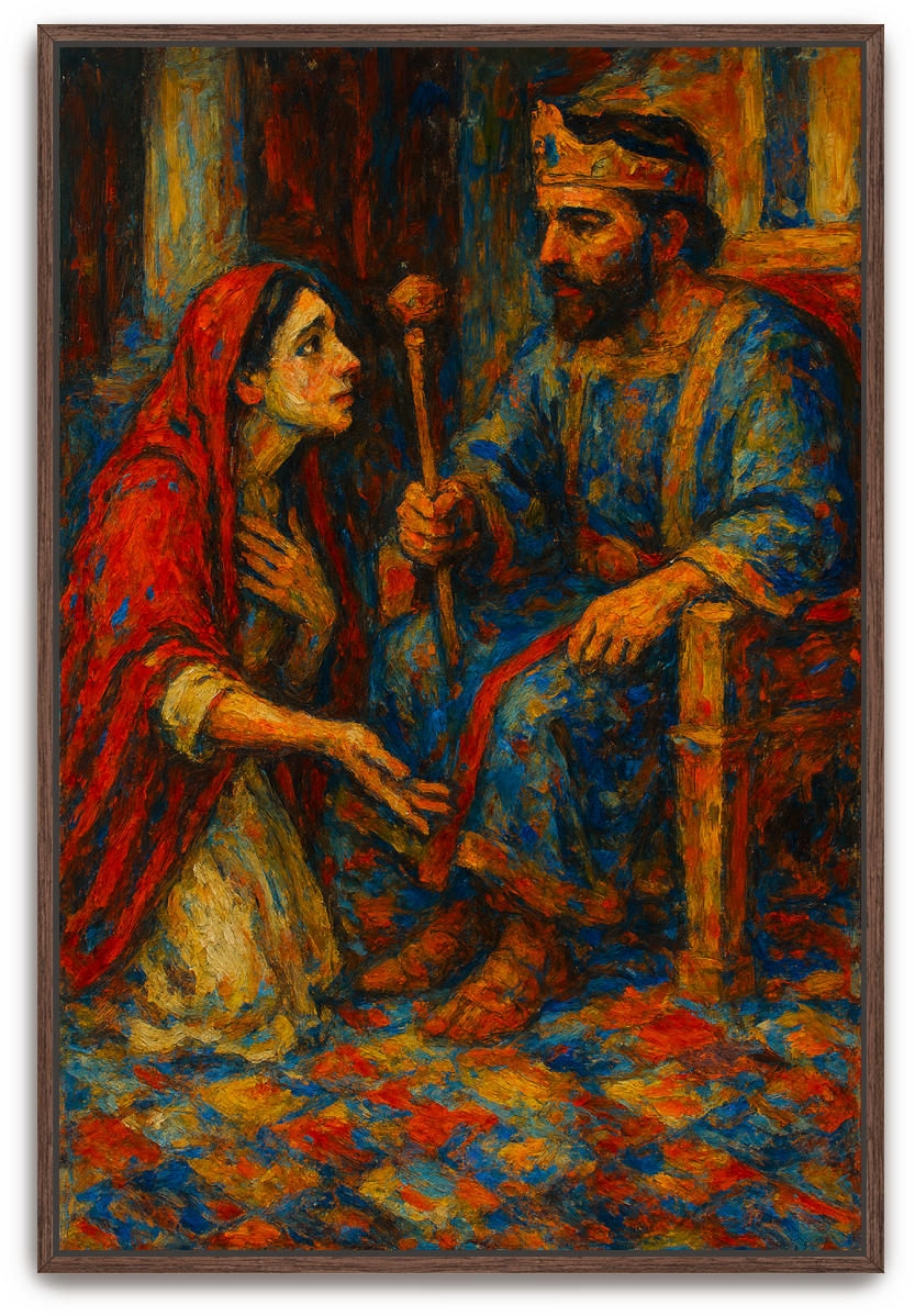 Esther's Plea - Abstract Expressionism - Scriptures Illustrated