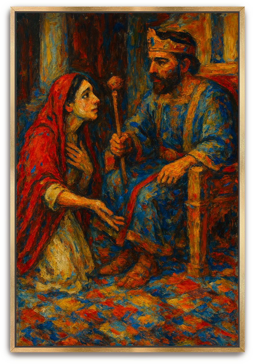 Esther's Plea - Abstract Expressionism - Scriptures Illustrated