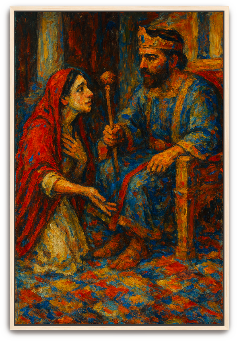 Esther's Plea - Abstract Expressionism - Scriptures Illustrated