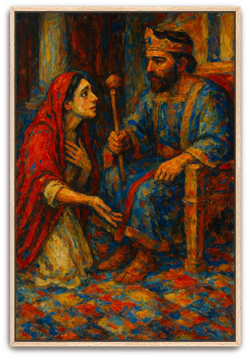 Esther's Plea - Abstract Expressionism - Scriptures Illustrated