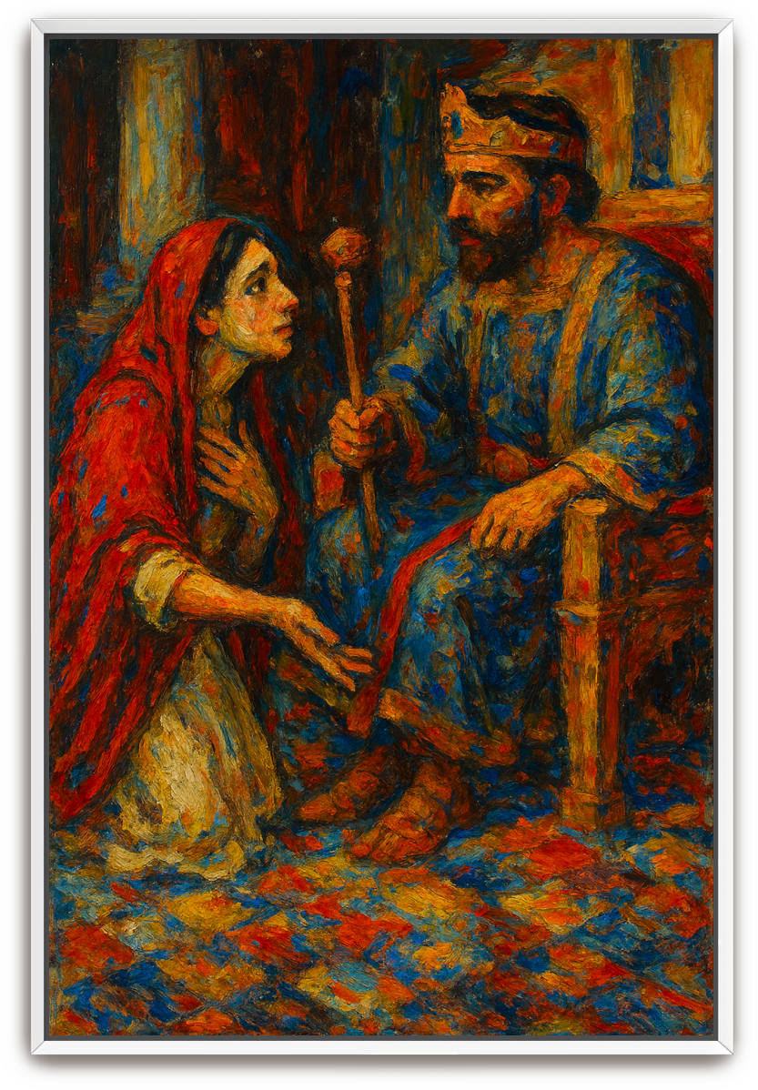 Esther's Plea - Abstract Expressionism - Scriptures Illustrated