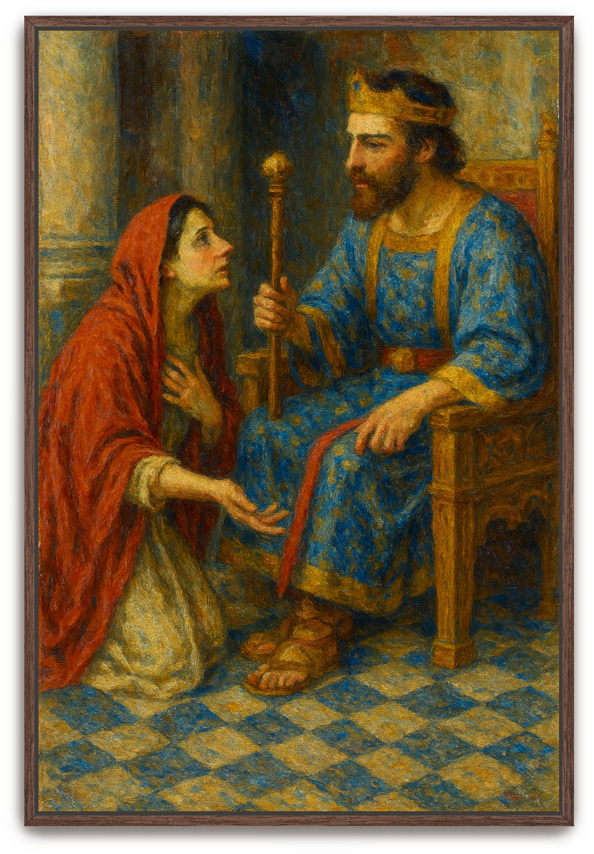 Esther's Plea - Impressionism - Scriptures Illustrated