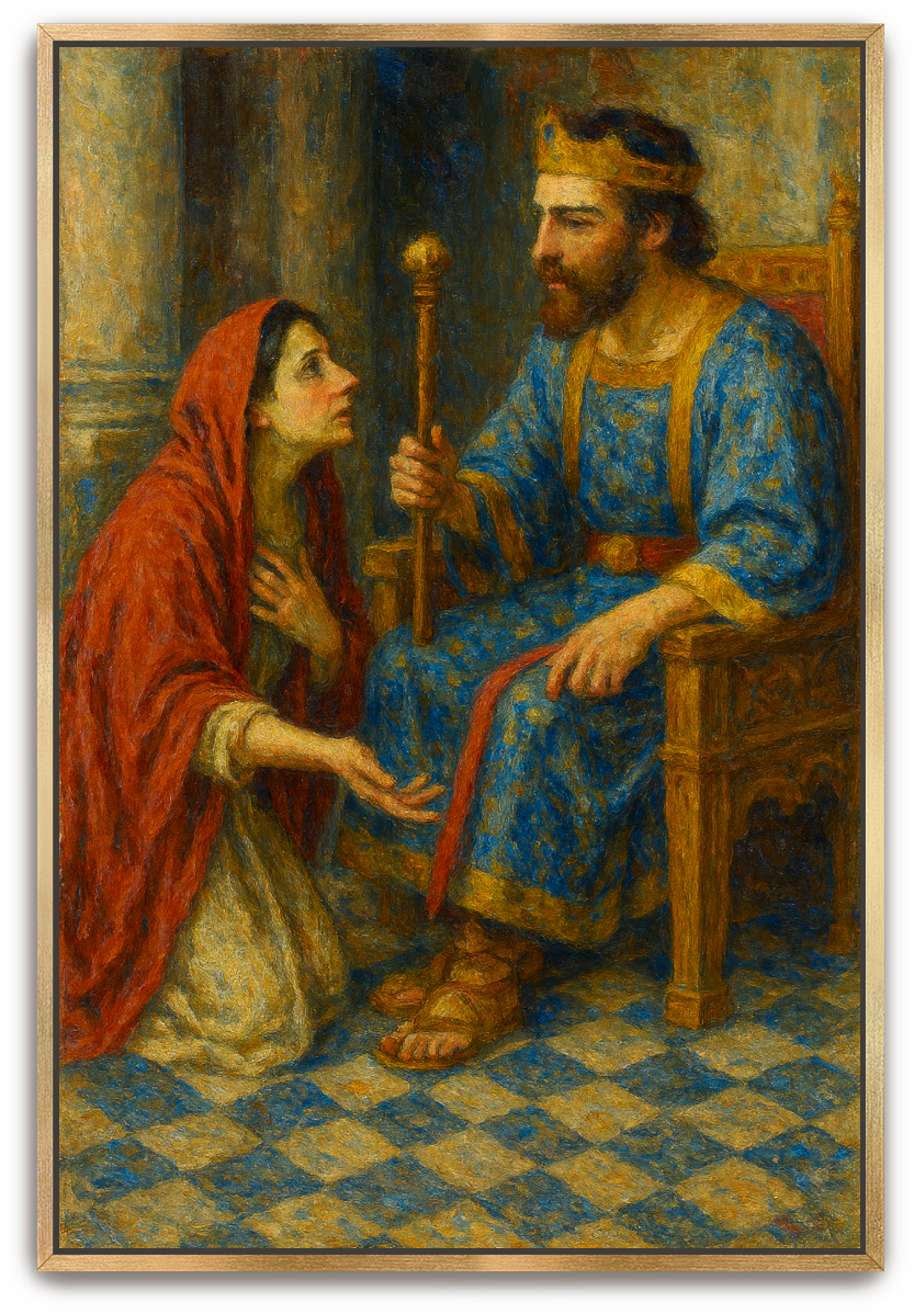 Esther's Plea - Impressionism - Scriptures Illustrated