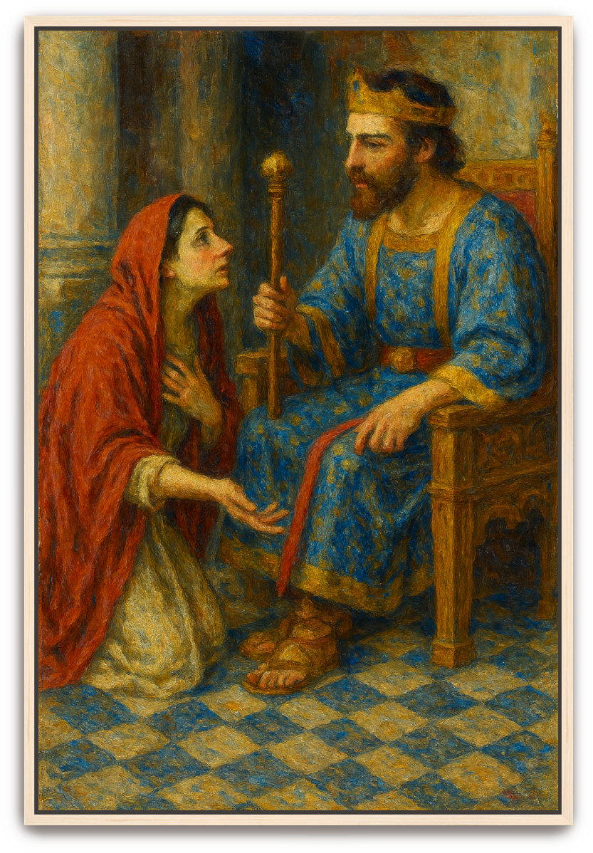 Esther's Plea - Impressionism - Scriptures Illustrated