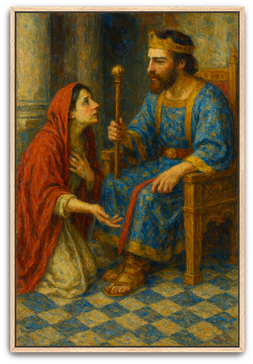 Esther's Plea - Impressionism - Scriptures Illustrated