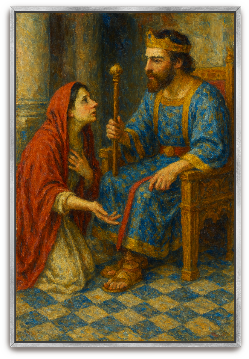 Esther's Plea - Impressionism - Scriptures Illustrated