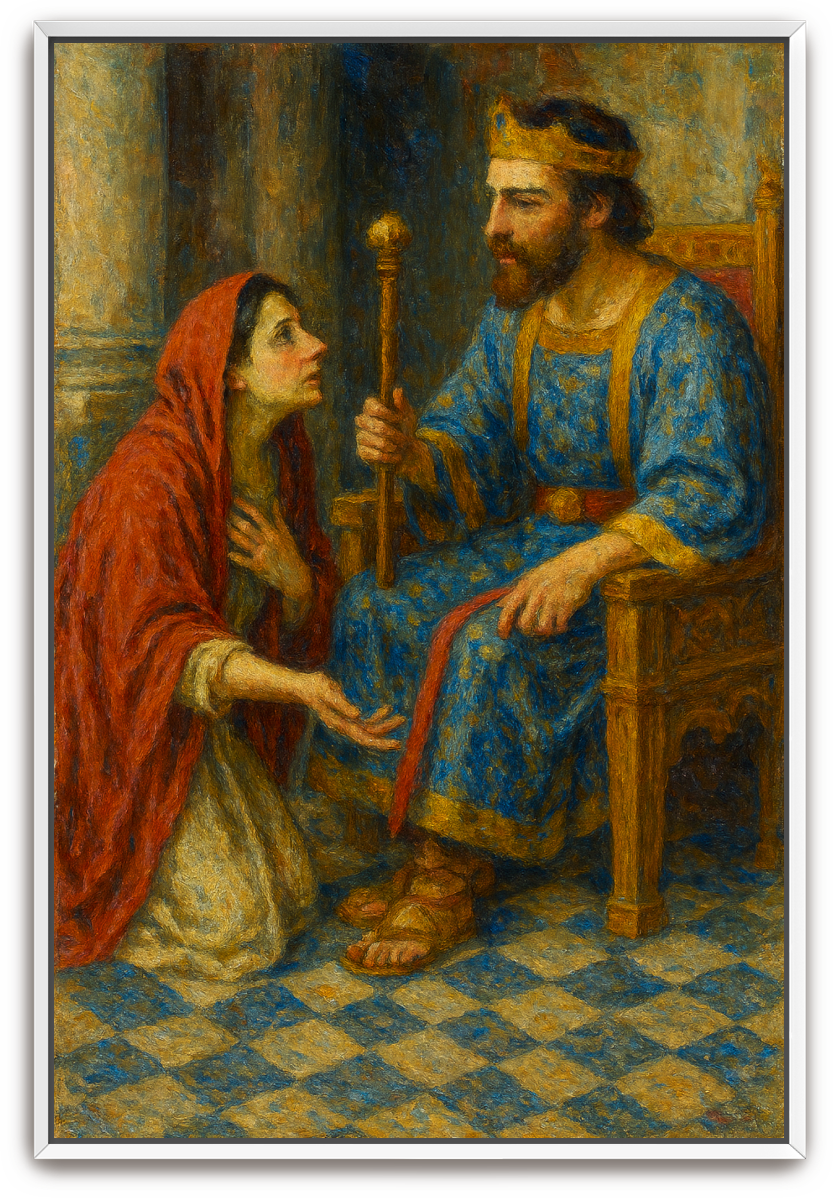 Esther's Plea - Impressionism - Scriptures Illustrated