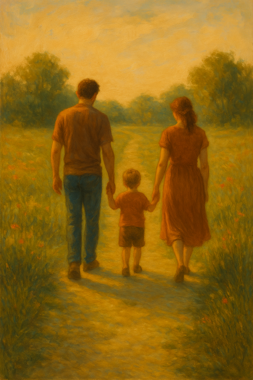 Family Walk - Romanticism