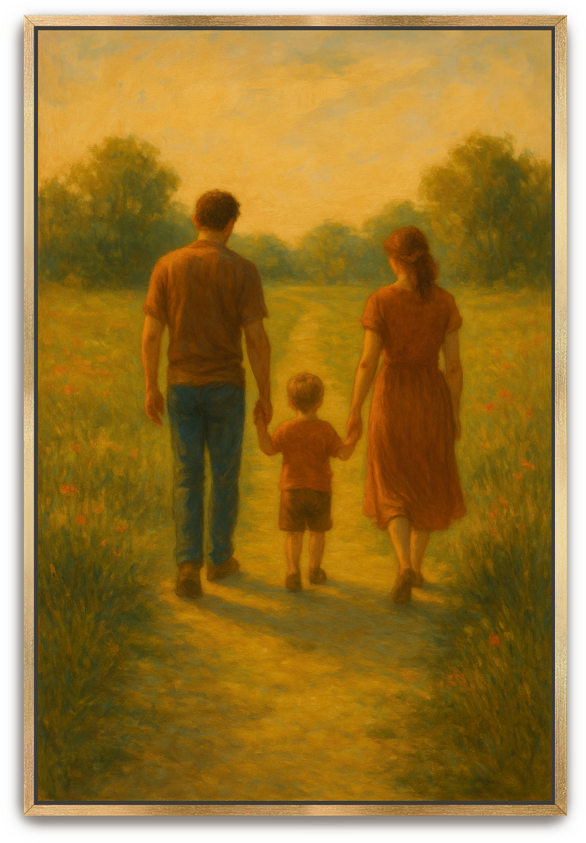 Family Walk - Romanticism