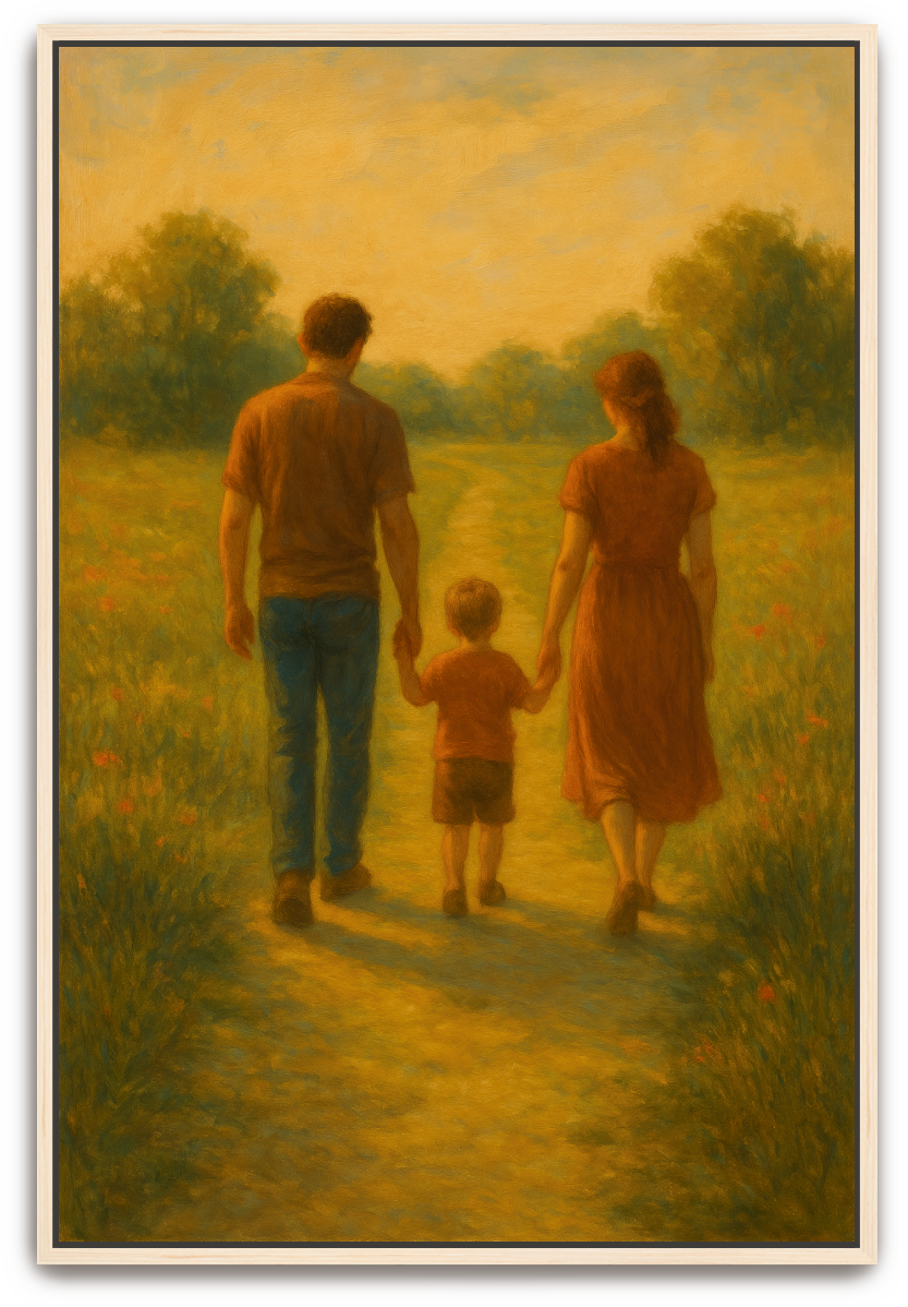 Family Walk - Romanticism