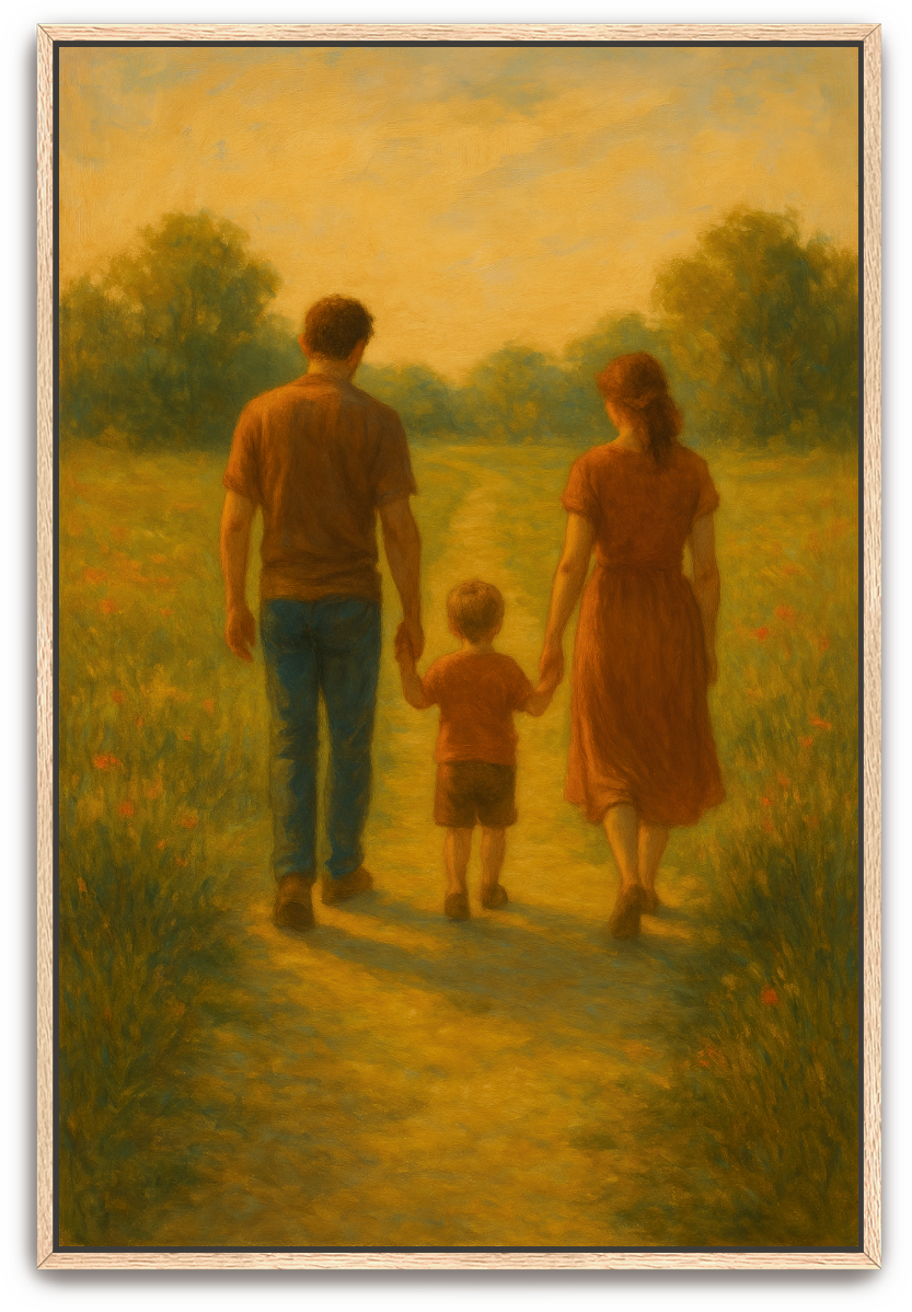 Family Walk - Romanticism