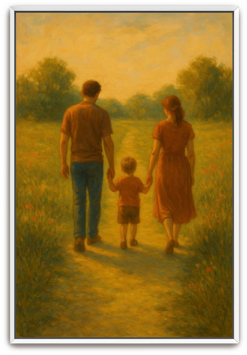 Family Walk - Romanticism