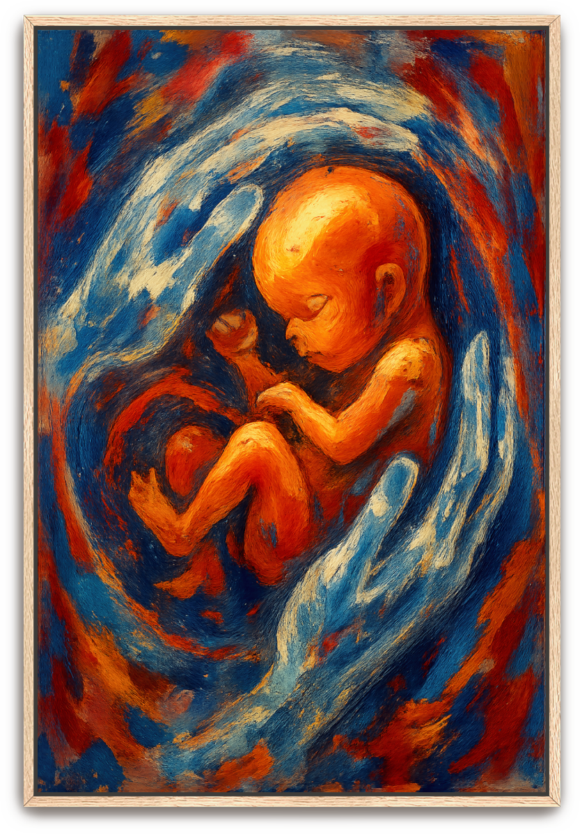 Fearfully and Wonderfully Made - Abstract Expressionism - Scriptures Illustrated