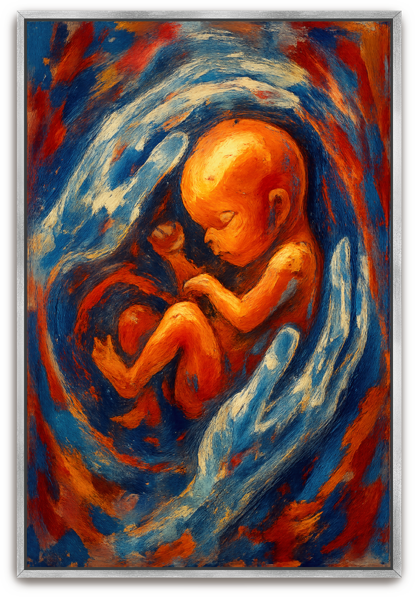 Fearfully and Wonderfully Made - Abstract Expressionism - Scriptures Illustrated