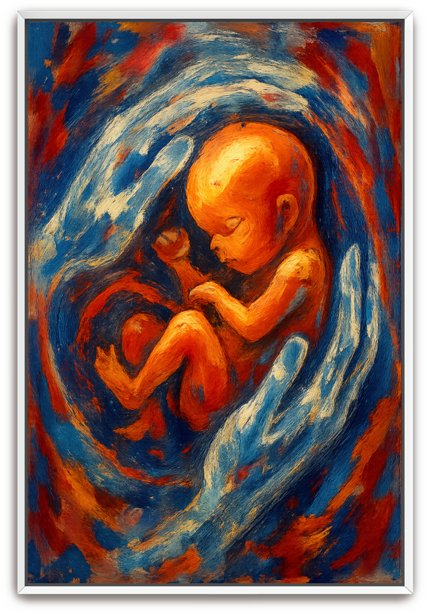 Fearfully and Wonderfully Made - Abstract Expressionism - Scriptures Illustrated