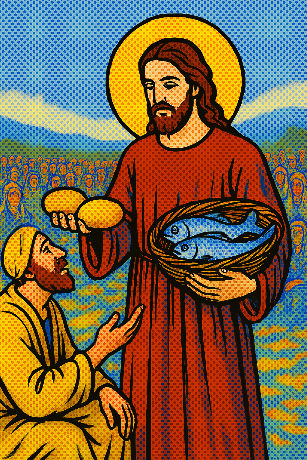 Fed - Pop Art - Scriptures Illustrated