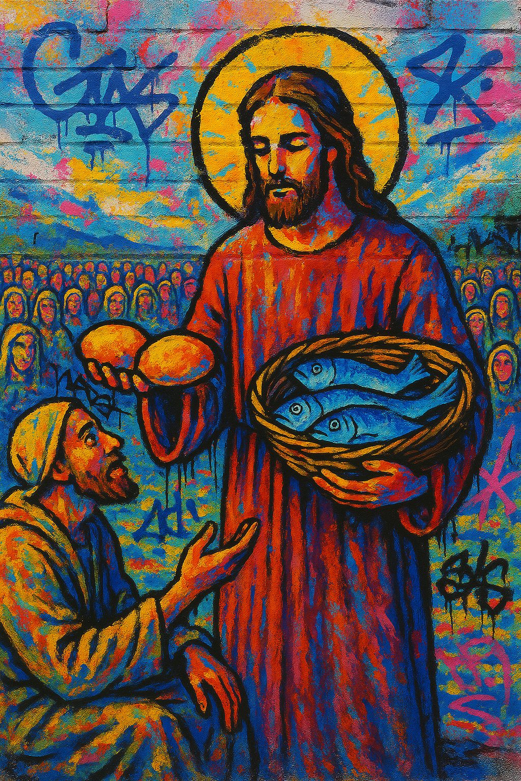 Fed - Street Art - Scriptures Illustrated