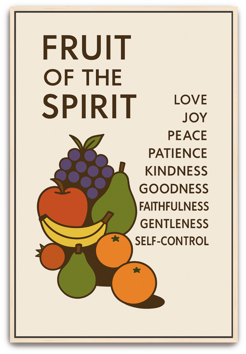 Fruit of the Spirit - Minimalism - Scriptures Illustrated