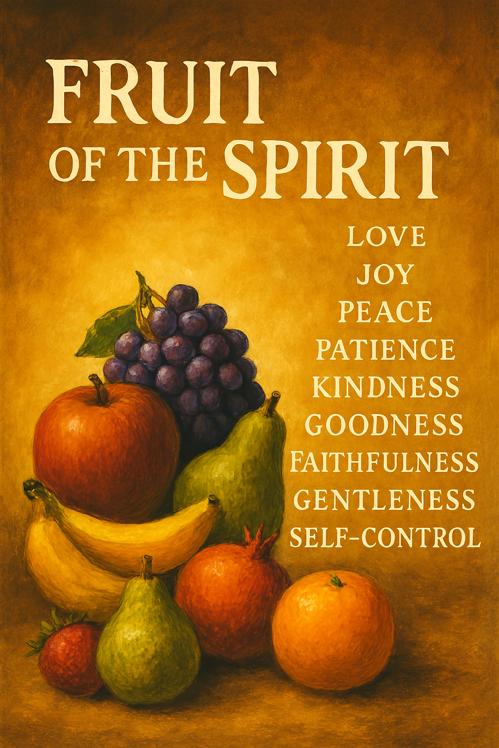 Fruit of the Spirit - Classical Realism - Scriptures Illustrated